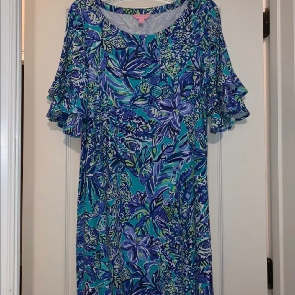 NWOT Lilly Pulitzer Lula Dress Sneak a Beak M